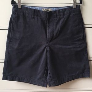 L L Bean Navy standard short 8.5” inseam